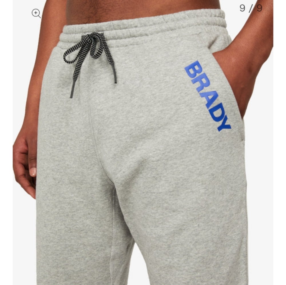 Brady Men's Woodmark Pant Heather Gray Size Small NWT Joggers/Sweats Tom Brady